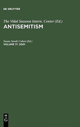 Antisemitism Volume 17 2001