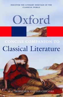 The Concise Oxford Companion to Classical Literature