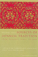 Sources of Japanese Traditions, Volume 1