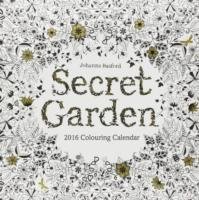 SECRET GARDEN COLOURING WALL CALENDAR 2016