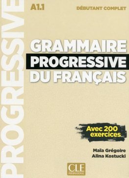 Grammaire progressive du français - Niveau débutant complet - Livre + CD + Livre-web - Nouvelle couverture