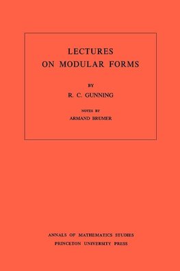 Lectures on Modular Forms. (AM-48), Volume 48