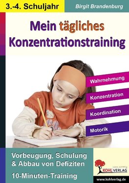 Kohls Konzentrationstraining -  3.-4. Schuljahr