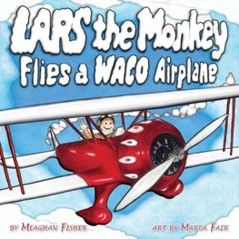 Lars the Monkey Flies a Waco Airplane