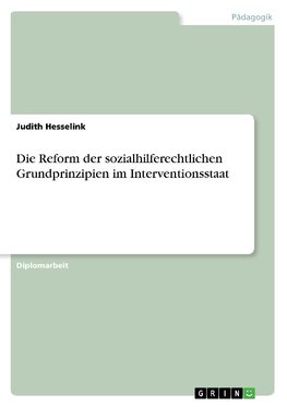 Die Reform der sozialhilferechtlichen Grundprinzipien im Interventionsstaat