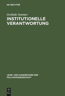 Institutionelle Verantwortung