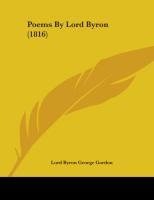 Poems By Lord Byron (1816)