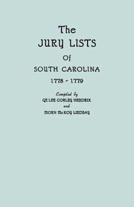 The Jury Lists of South Carolina, 1778-1779