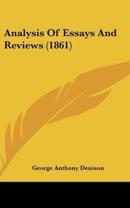 Analysis Of Essays And Reviews (1861)