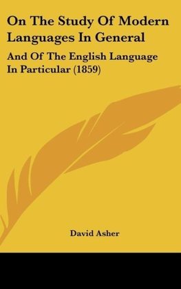 On The Study Of Modern Languages In General