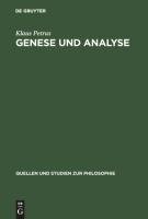 Genese und Analyse