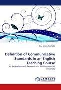 Definition of Communicative Standards in an English Teaching Course