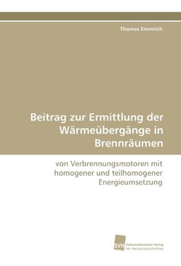 Beitrag zur Ermittlung der Wärmeübergänge in Brennräumen