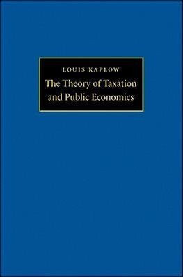 The Theory of Taxation and Public Economics