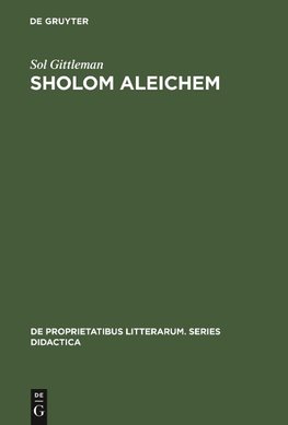 Sholom Aleichem