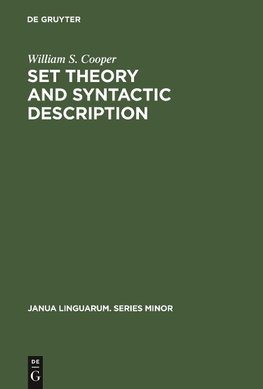 Set Theory and Syntactic Description