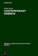 Contemporary Hebrew