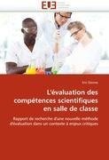 L'évaluation des compétences scientifiques en salle de classe