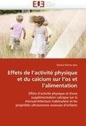 Effets de l'activité physique et du calcium sur l'os et l'alimentation