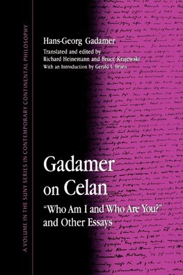 Gadamer on Celan