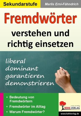 Fremdwörter verstehen und richtig einsetzen