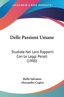 Delle Passioni Umane