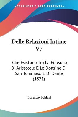 Delle Relazioni Intime V7