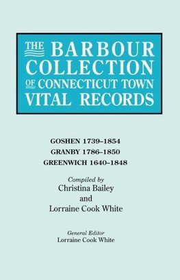 The Barbour Collection of Connecticut Town Vital Records. Volume 14