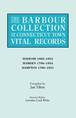 The Barbour Collection of Connecticut Town Vital Records. Volume 17