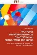 POLITIQUES ENVIRONNEMENTALES D'INCITATION AU CHANGEMENT TECHNIQUE