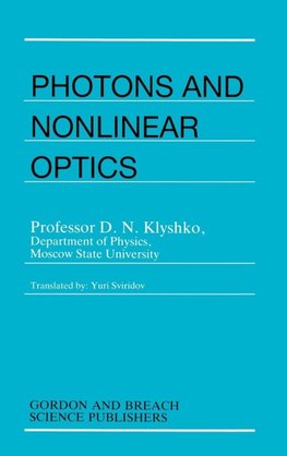 Klyshko, D: Photons Nonlinear Optics