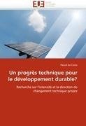 Un progrès technique pour le développement durable?