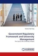 Government Regulatory Framework and University Management