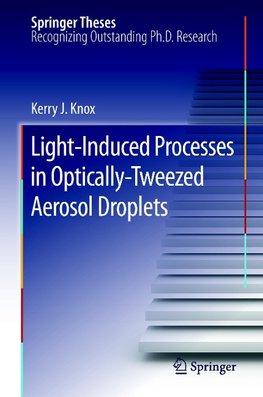 Light-Induced Processes in Optically-Tweezed Aerosol Droplets