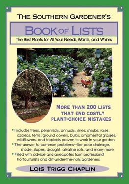 The Southern Gardener's Book of Lists