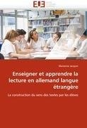 Enseigner et apprendre la lecture en allemand langue étrangère