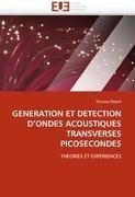 GENERATION ET DETECTION D'ONDES ACOUSTIQUES TRANSVERSES PICOSECONDES