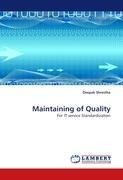 Maintaining of Quality