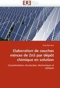 Elaboration de couches minces de ZnS par dépôt chimique en solution