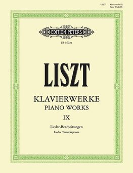 Klavierwerke, Band 9: Lieder-Bearbeitungen