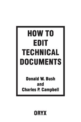 How to Edit Technical Documents