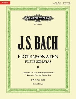 Sonaten für Flöte und bezifferten Bass BWV 1033 - 1035 / URTEXT