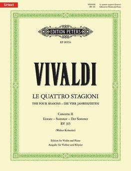 Die Jahreszeiten: Konzert für Violine, Streicher und Basso continuo g-Moll op. 8 Nr. 2 RV 315 "Der Sommer"