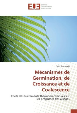 Mécanismes de Germination, de Croissance et de Coalescence