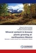 Mineral content in browse plants growing at  northeastern Mexico