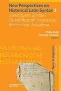 Constituent Syntax: Quantification, Numerals, Possession, Anaphora