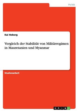 Vergleich der Stabilität von Militärregimen in Mauretanien und Myanmar