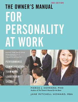 OWNERS MANUAL FOR PERSONALITY