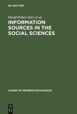 Information Sources in the Social Sciences