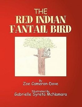 The Red Indian Fantail Bird